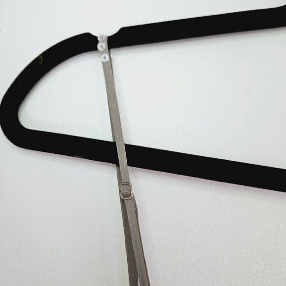 BCBGMaxAzria Silver Grey 100% Silk Sequin Sparkle Party Cocktail Slip Dress 12 - Picture 14 of 16